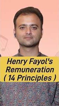 Remuneration of Personnel | Henri Fayol's Principles | Class 12 BST #Shorts