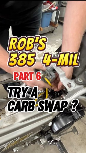 👀 It looked like Rob’s Mikuni carbs were jetted right and working fine — but Virgil’s swapping them out to see if it changes how the Banshee runs. FOLLOW ALONG as we give Rob’s Banshee a whole new life! 🔥 CLARIFICATION - Virgil *temporarily * swapped out carbs on the Banshee to see if it helped it run better. He recently had a Banshee in the shop that still had problems with carbs even after they were rebuilt. A temp swap was a quick way to rule out carbs as the issue. #bansheediagnostic #bans