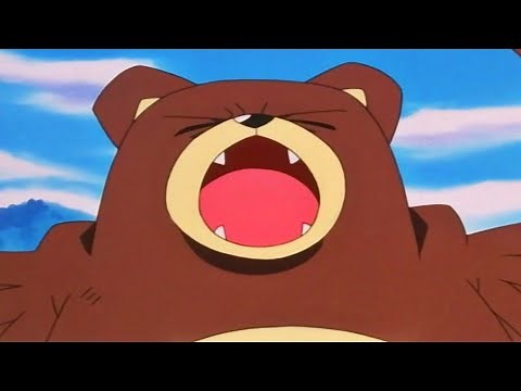 Teddiursa evolves into Ursaring