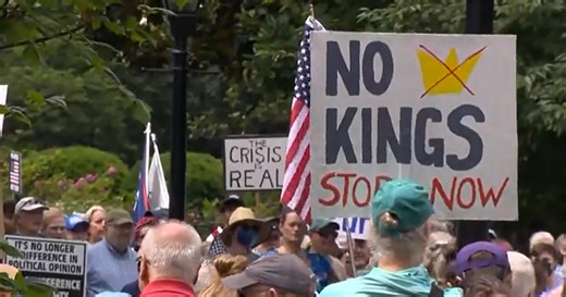 A day for a parade in D.C., and for anti-Trump demonstrations nationwide