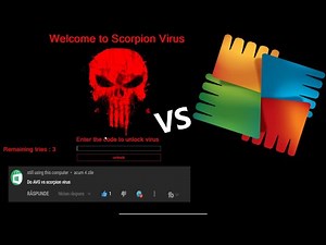 Scorpion Virus VS AVG Antivirus!