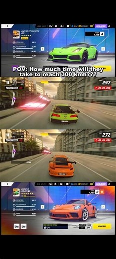 Acceleration Battle; Evo ZR1, OC GT3RS