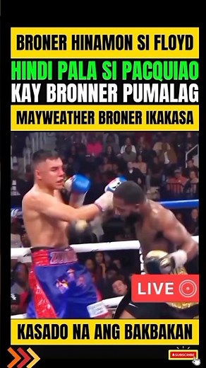 BRONER-MAYWEATHER! IKAKASA! PUMALAG SI FLOYD KAY BRONER!