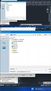 how to import in excel file in civil 3d #autocadcivil3d #autocad #draftingsoftware