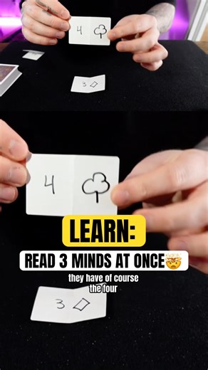 TUTORIAL: The BEST Mentalism Trick with Playing Cards!🤯 #shorts