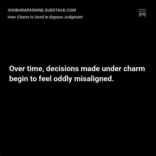 How Charm Is Used to Bypass Judgment