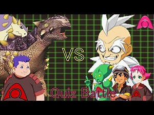 【Dinosaur King】サイカ アクト団クイズ大作戦！Dinosaur King Awaken TankVS Alpha Quiz【恐竜キング】