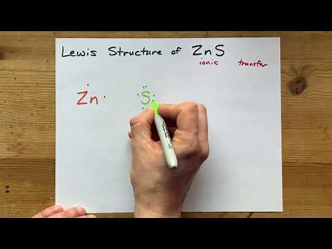Lewis Structure of ZnS (zinc sulfide)
