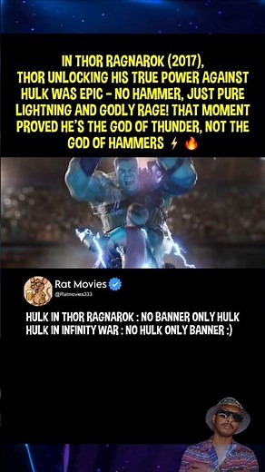 Hulk vs Thor Grandmaster's Arena Fight Scene | Thor : Ragnarok (2017) | #marvel #shorts