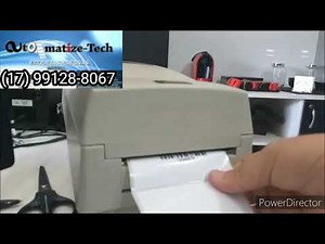 Como configurar parada de etiqueta na argox os 214 plus