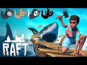 【4人実況】大事故だらけの漂流サバイバル生活『 RAFT 』