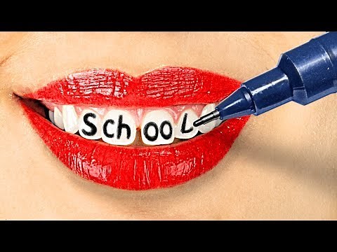 13 Weird Ways To Sneak Christmas Candies Into Class / Christmas School Pranks And Life Hacks