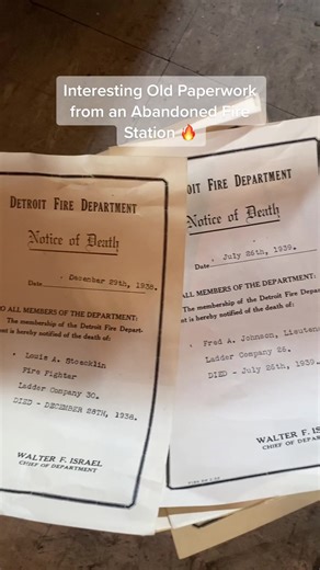 Exploring Abandoned Fire Station Paperwork in Detroit