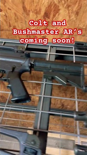 Old school kool. Colt and Bushmaster AR’s will be in the house real soon!