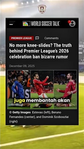 The real facts about the knee-slide celebration! #kneeslide #premierleague