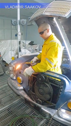 Bronze Soldering for Mercedes #реставрация #restoration #welding #carrestorationproject #fabrication