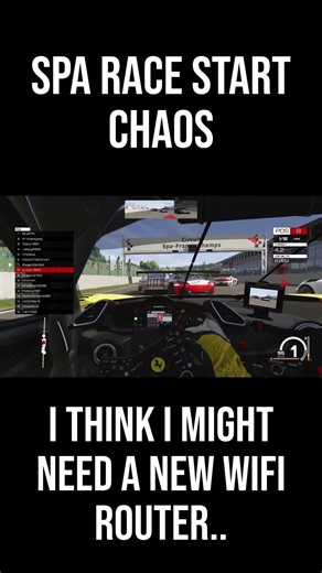 Someone has TERRIBLE PING (I think it's me) #simracing