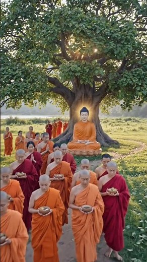 🪷 Buddha's Powerful Teaching That Changed a Monk Forever! 🙏 #BuddhaStory #Buddhism #shorts