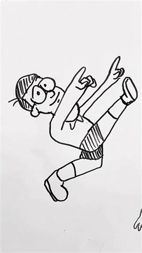 Doing The Flop with Nobita #everybodydotheflopchallenge #Doraemon #illustration #analogart #origi...