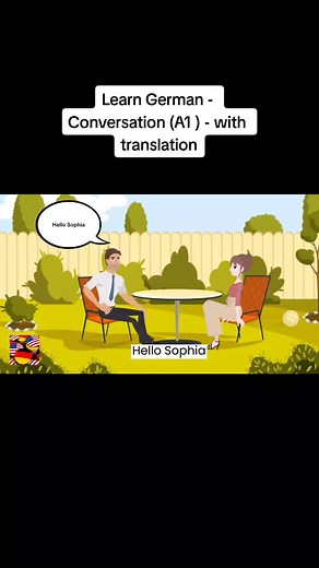 German A1 Conversation with Translation