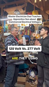 248K views · 17K reactions | Master Electrician explains why Commercial Building use 277 Volt and not 120 Volt, and Different Electrical Voltages and Currents, Thoughts? #electrician #bluecollar #electricalcontractor #contractor #union #hendythesparky #trending | Chris Henderson | Facebook