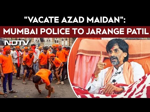 Maharashtra News | "Vacate Azad Maidan...": Mumbai Police Jarange Patil Over Maratha Protest