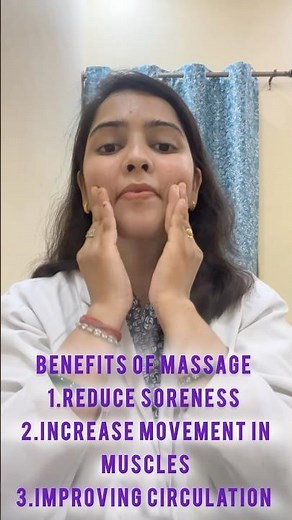 Facial massage techniques for bell’s or facial paralysis #rehabilitation #facialexercises #recovery