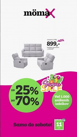 mömax - Letno znižanje do -70%