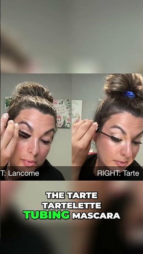 Best Mascara Review: Lancome vs. Tarte Tartelette! #shorts
