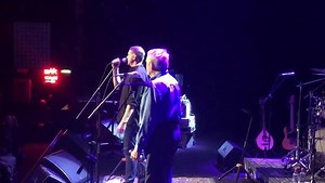 With Seamus Begley in the 1st half of our quiet sit down gig. | Damien Dempsey