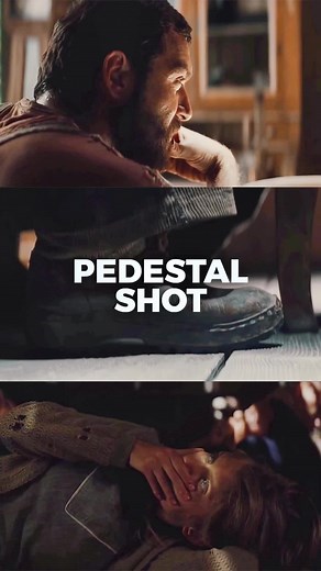 MOVEMENT, PART 15: Pedestal Shot. A pedestal shot differs from a camera tilt because the entire camera moves up or down rather than just pivoting from a fixed point. #film #filmclip #movie #movieclip #tarantino #pedestal #camera #cinematography