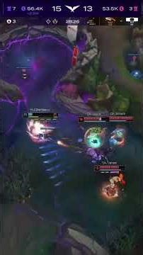 CAREER WHO TRIPLES STUNS ON SERAPHINE'S ULT! #leagueoflegends #lck #dk #hle #career #shorts