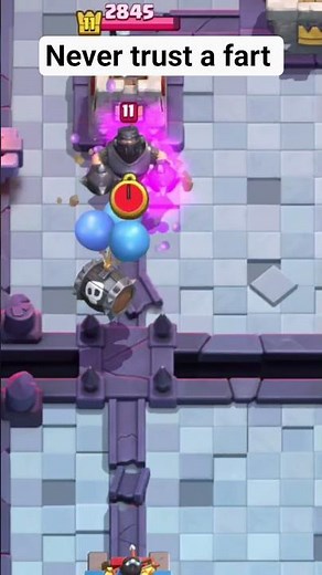 Mega Knight trusted his fart. #clashroyale