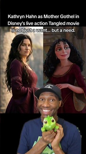 Kathryn Hahn As Mother Gothel In Disney's Live Action Tangled! 😁