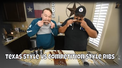 Rib Comparison - Texas Style vs Competition Style Ribs
