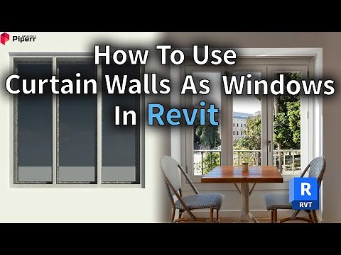 How To Use Curtain Wall as Windows in Revit/ Placing Windows/ Tagging Curtain walls