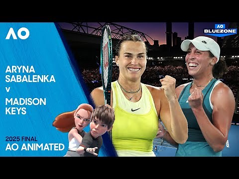 LIVE | Aryna Sabalenka v Madison Keys | AO Animated on Bluezone | Australian Open 2025 Final