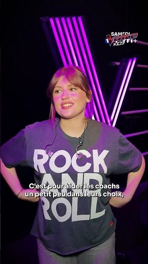 Marine is back behind the scenes on the set of #TheVoiceKids 🔥