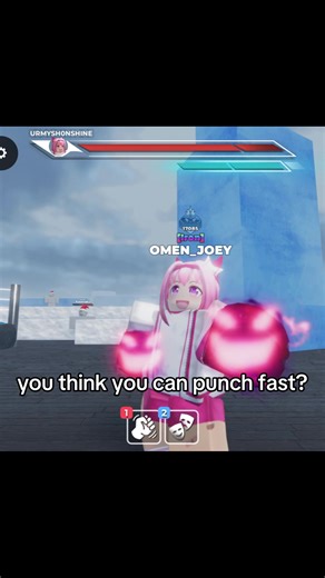 My Daughter's Fastest Punch in Roblox Boxing!