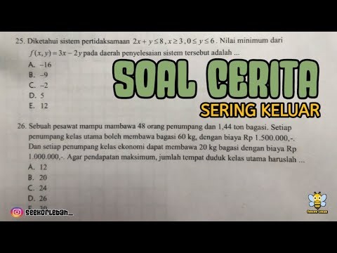LINEAR PROGRAMMING WORD PROBLEMS‼️HIGH SCHOOL AND VOCATIONAL SCHOOL MATH