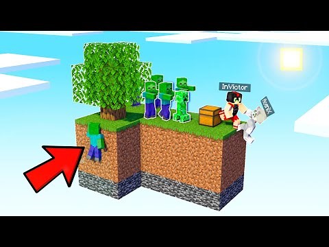 APOCALIPSIS ZOMBIE en SKYBLOCK 😱 ¿SOBREVIVIREMOS SIN MORIR en MINECRAFT? 😂 DIRECTO INVICTOR