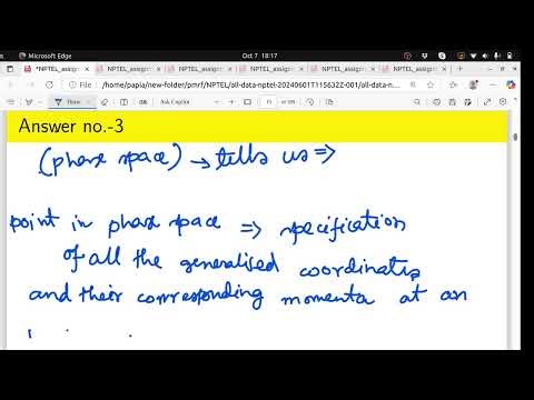 Classical Mechanics of a Single Particle: Week 11