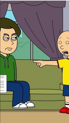 Classic Caillou gets grounded #classiccaillou #animation #funny #goanimate #caillou #grounded
