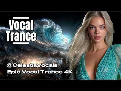 Cosmic Ocean • Epic Vocal Trance 4K Music Video | Powerful Female Alto, Euphoric Trance Journey