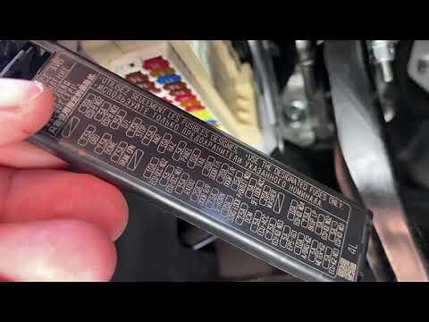 Fuse diagram Toyota Camry 2019 and up