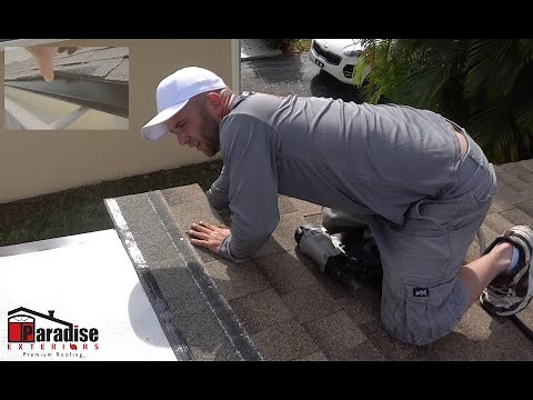How to Properly Install the Rake Edge for your new roof following Florida HVHZ by Paradise Exteriors