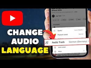 How to Change Audio Language in YouTube Videos 2025