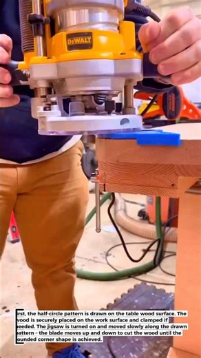MAKING ROUNDED TABLE CORNERS WITH A JIGSAW! 🪚✨