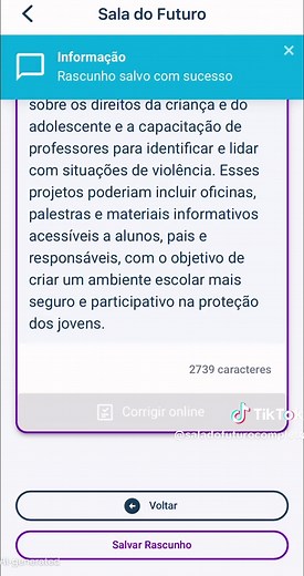 Sala do Futuro: Scripts para Redação Eficiente