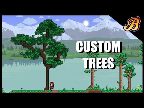 How to Build a EASY Custom Tree in Terraria | Beginner Easy | Terraria 1.4 Minibuild